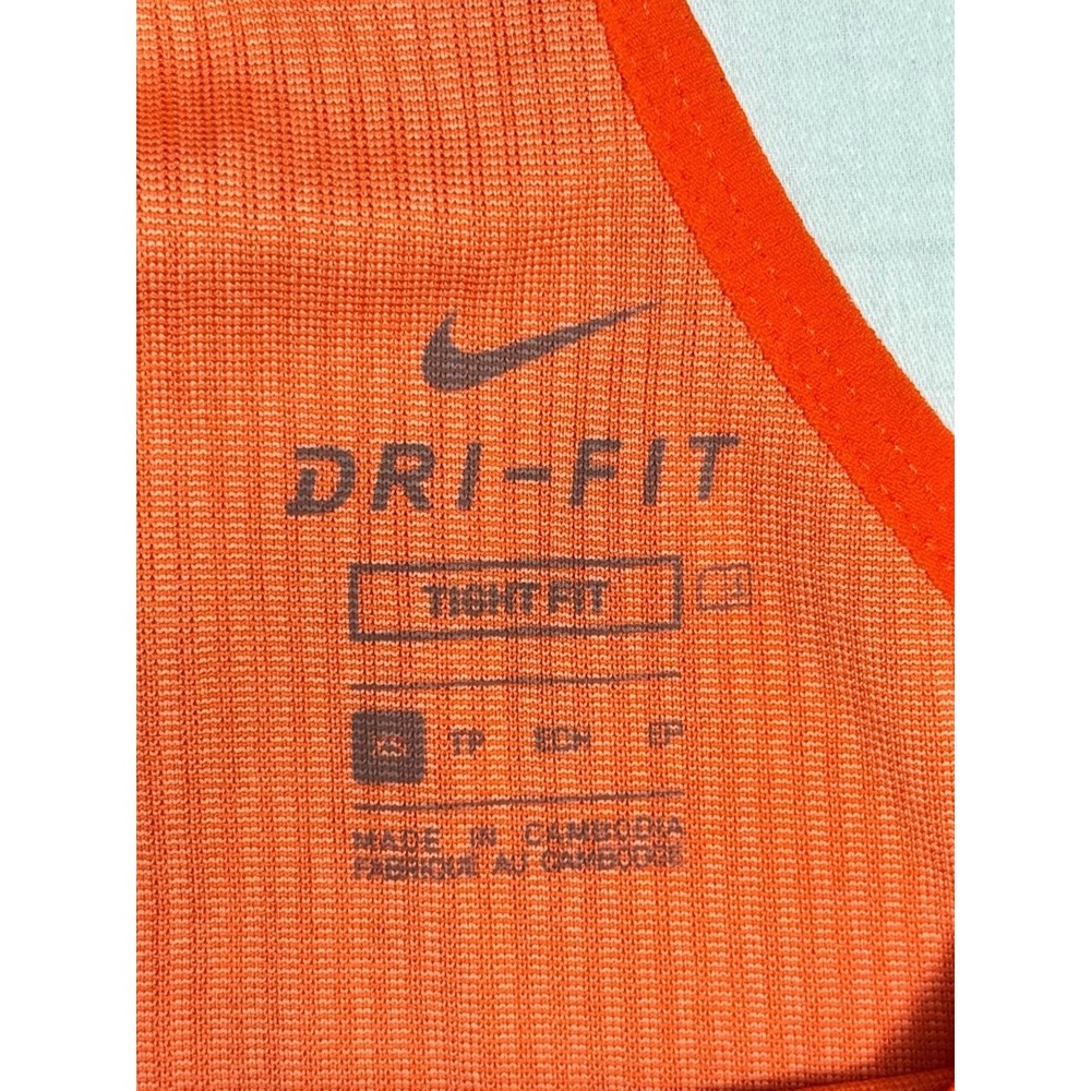 Nike - Naomi Osaka Dri-FIT Ribbed Cutout Crop Top - Orange - XS - Womens - Picture 5 of 9